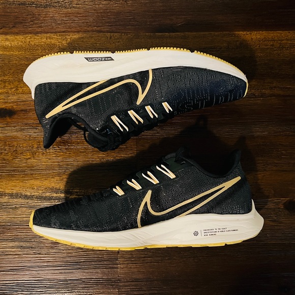 Nike Shoes - Women’s Nike Air Zoom Pegasus 36 Premium Black Gold - Size 6W RARE COLORWAY